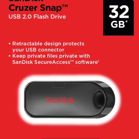 Cle-USB-SanDisk-Cruzer-Snap-USB-2.0-Flash-Drive-32GB-1
