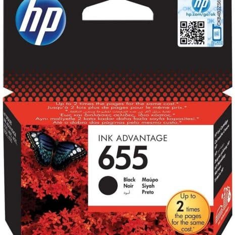 HP 655 - Cartouche d'encre Noire