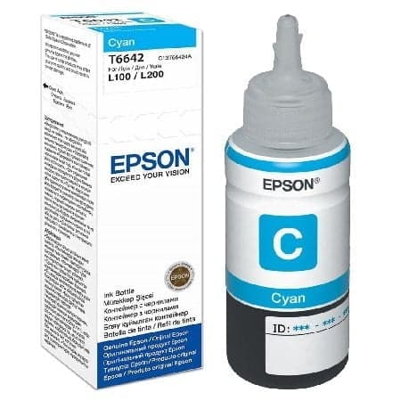 T6642 - Epson Cyan ink bottle 70ml (7500 pages)